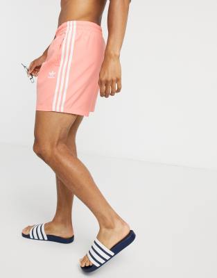 pink adidas swim shorts