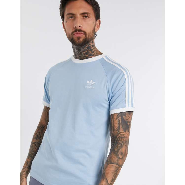 Light blue adidas shop originals t shirt