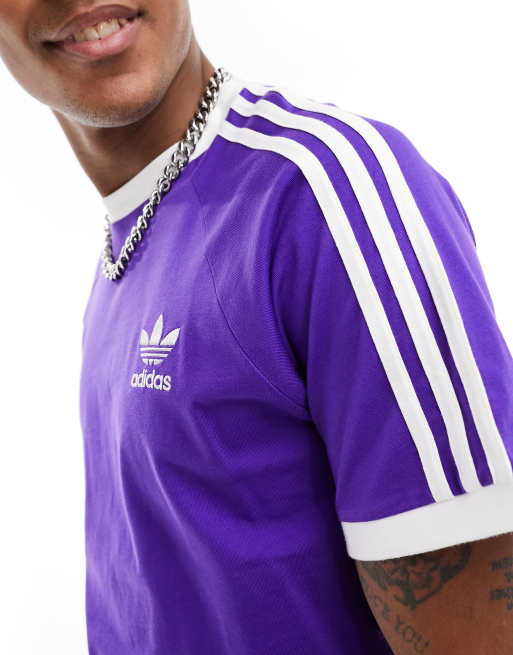 Purple cheap adidas top