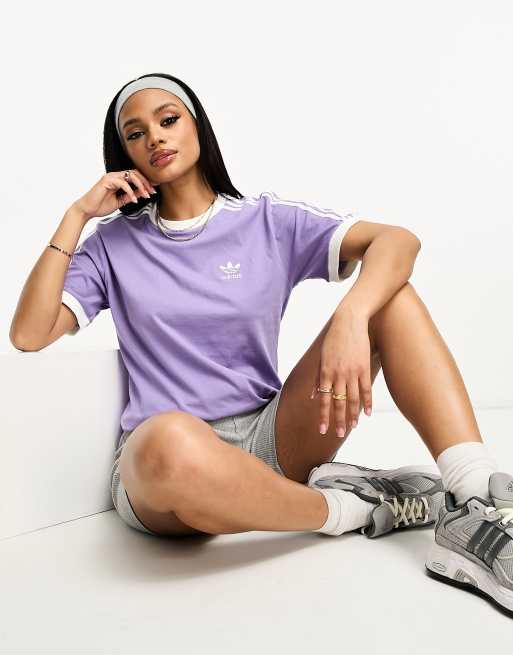 Lilac adidas top sale