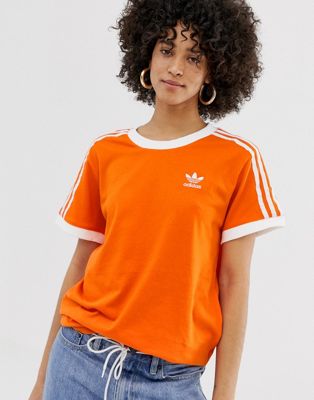 adidas 3 stripes orange