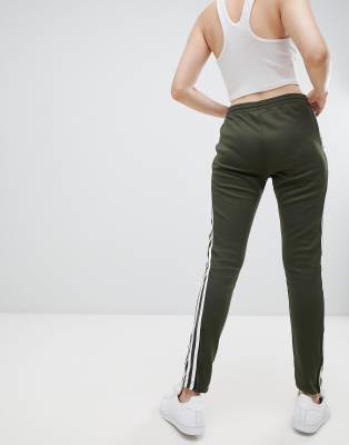 adidas khaki track pants