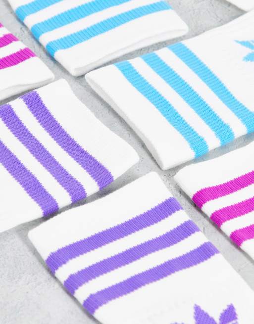 adidas Originals three stripe trefoil crew socks, 3 of 4