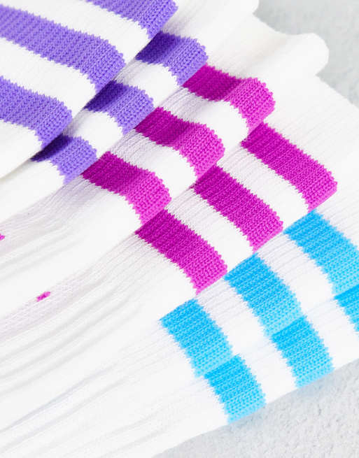 adidas Originals three stripe trefoil crew socks, 4 of 4