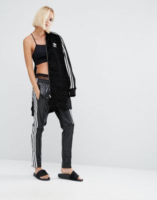 adidas wet look tracksuit