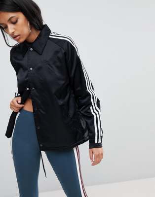 adidas three stripe windbreaker