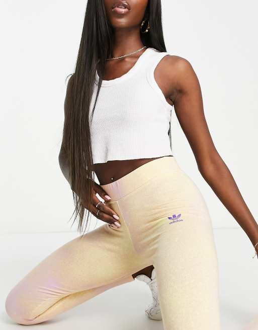 adidas Originals tie dye leggings in yellow | ASOS