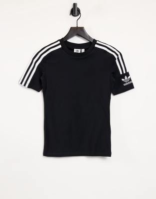 adidas black white t shirt