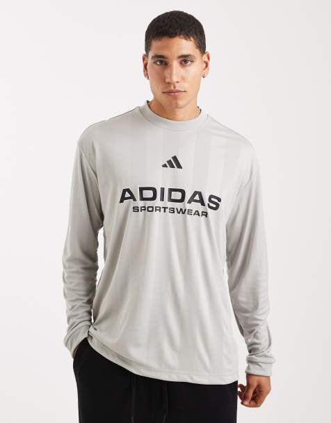 adidas Originals Tiro long sleeve jersey in grey