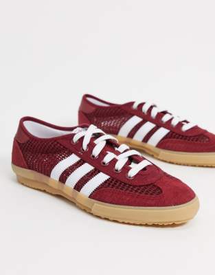 adidas originals indoor super trainers with gum sole