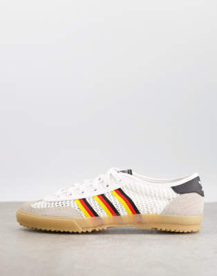 adidas white with gum sole
