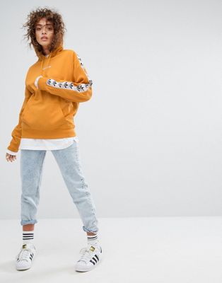 adidas originals tape overhead hoodie womens