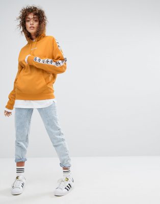 adidas originals tape overhead hoodie womens