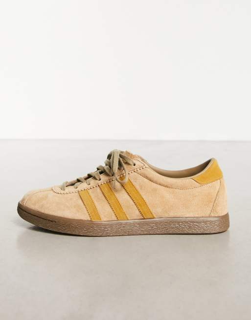 adidas tobacco yellow adidas Originals Tobacco sneakers in brown with gum sole