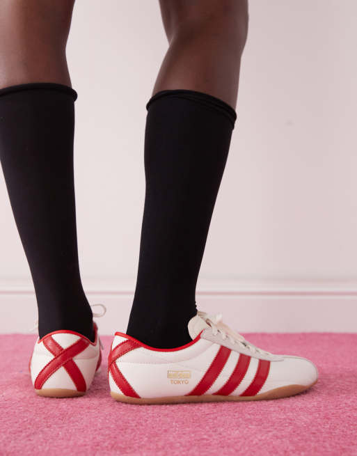 adidas Originals - Tokyo - Baskets - Blanc/rouge, 3 de 5