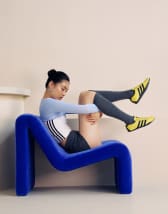 adidas Originals Taekwondo trainers in metallic silver and black