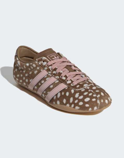 adidas Originals – Tokyo – Bruna och rosa sneakers - view 1