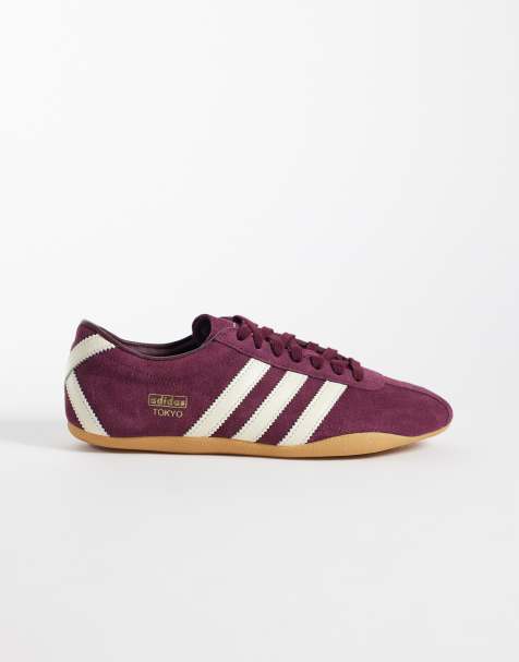 adidas Originals Tokyo buty sportowe w kolorze bordowym i kremowym - view 1