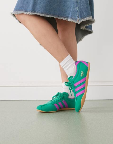 adidas Originals - Tokyo - Chaussures - Vert, violet et gomme - view 1
