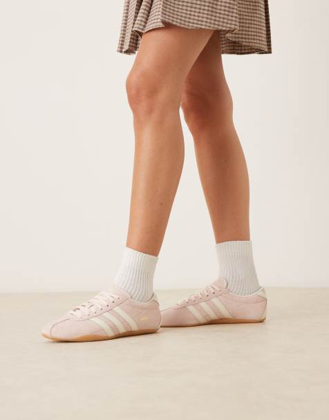 adidas Originals – Tokyo – Jasnoróżowe buty sportowe z detalami w kolorze złamanej bieli - view 1