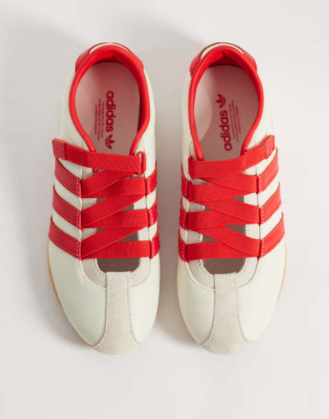 adidas Originals Tokyo Mary Jane sneakers in white and red - view 1