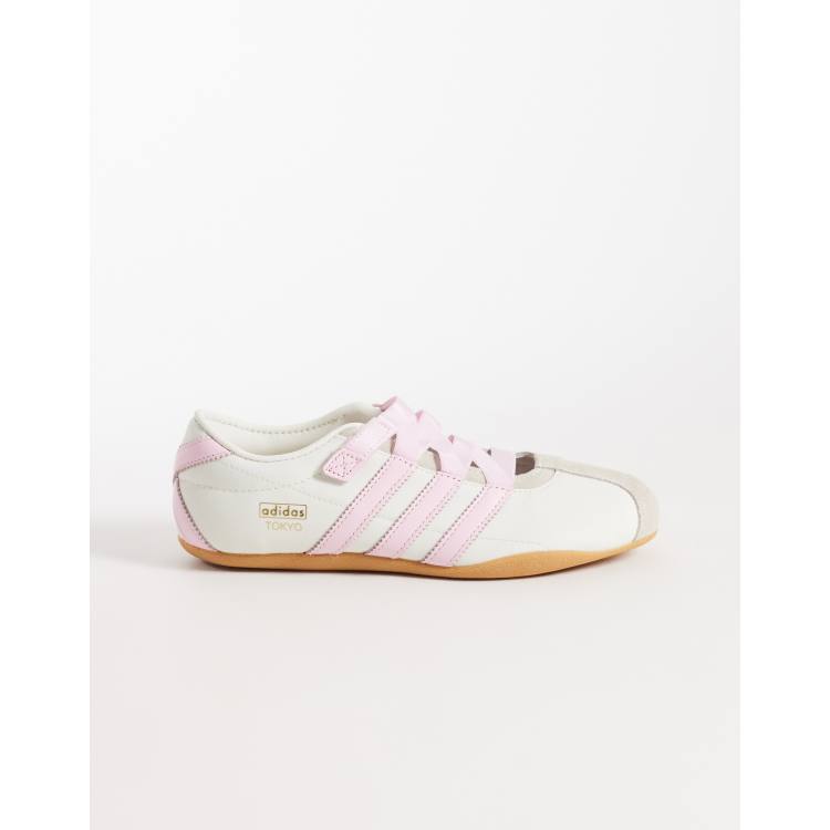 adidas Originals Tokyo mary janes in off white and pink | ASOS