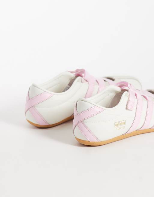adidas Originals Tokyo mary janes in off white and pink | ASOS
