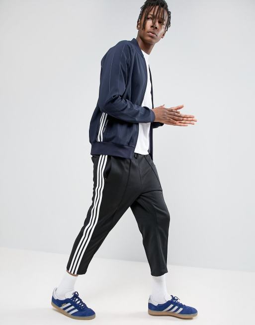 Adidas pants shop with jean jacket