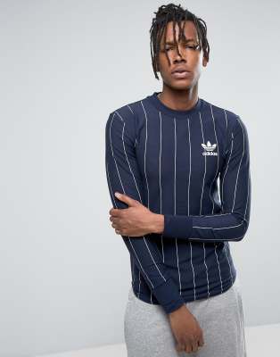 adidas pinstripe shirt