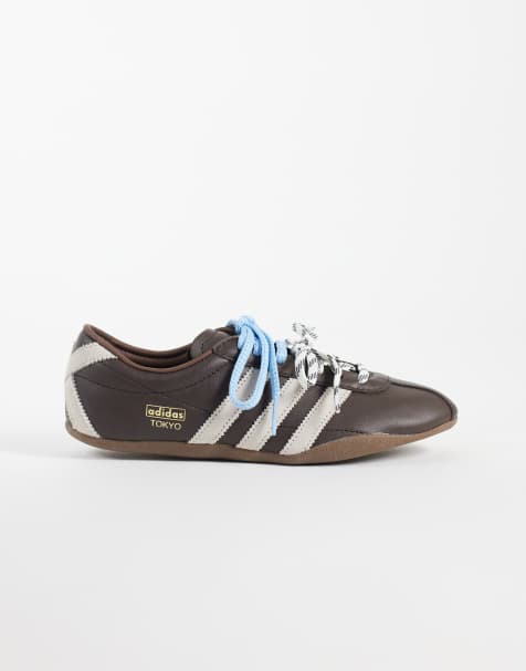 adidas Originals Tokyo Sneaker in Braun mit doppelten Schnürsenkeln - view 1