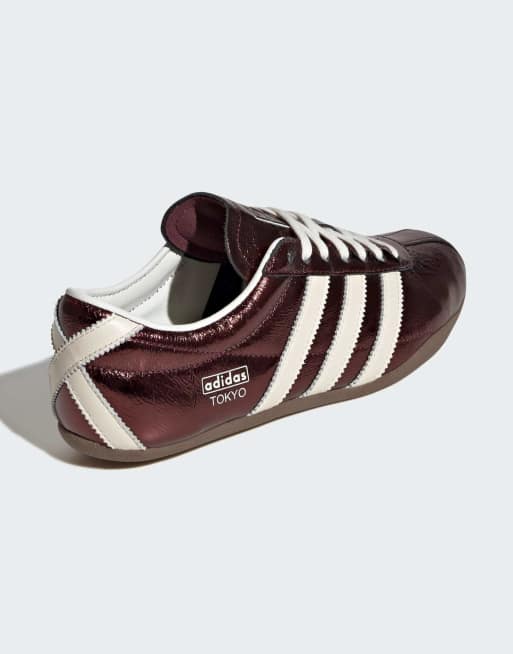 adidas Originals Tokyo Sneaker in Burgunderrot und Wollweiß, 3 von 4