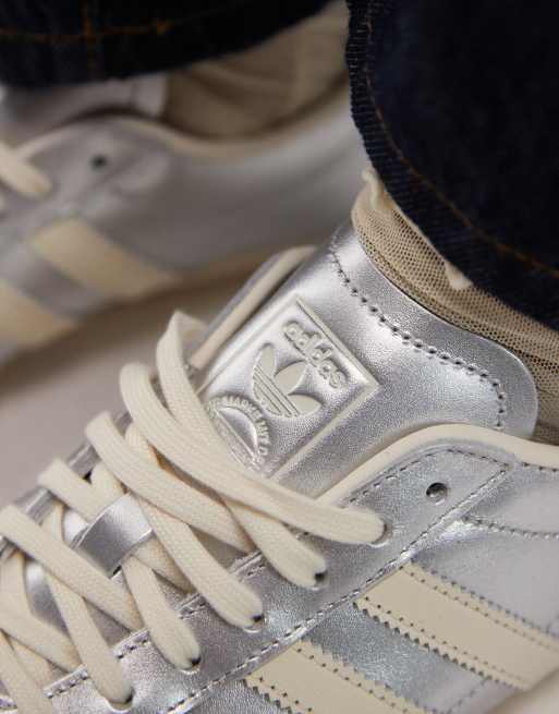 adidas Originals Tokyo Sneakers argento metallizzato e crema