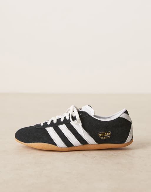 adidas Originals Tokyo trainers in black and white