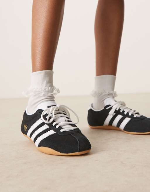 adidas Originals Tokyo trainers in black and white