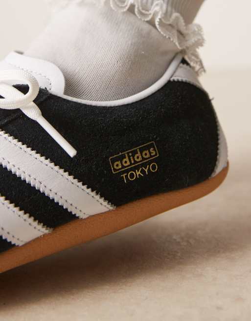 adidas Originals Tokyo trainers in black and white