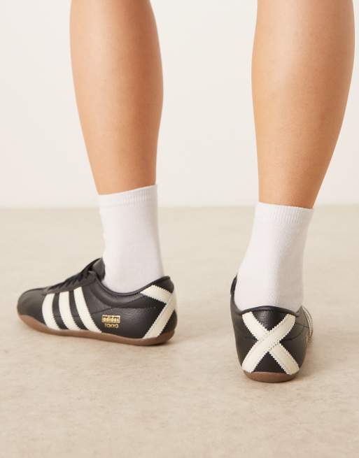 adidas Originals Tokyo sneakers in black and white