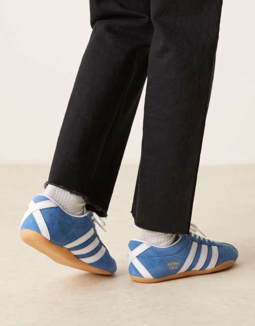 adidas Originals Tokyo sneakers in blue and white