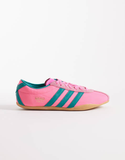adidas Originals Tokyo sneakers in bright pink and green - view 1