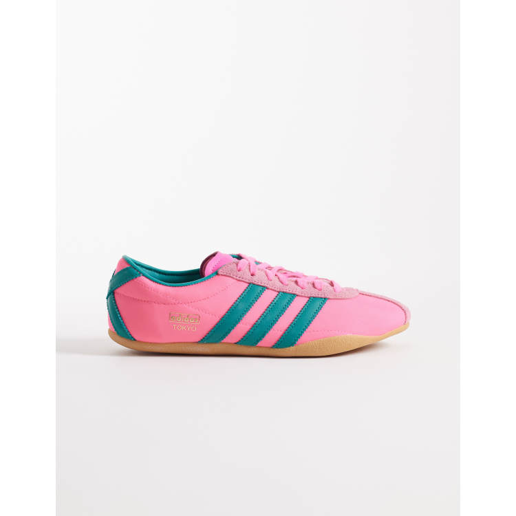 adidas Originals Tokyo sneakers in bright pink and green | ASOS
