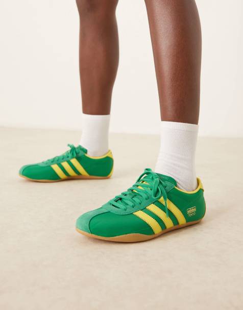 adidas Originals Tokyo sneakers in green and yellow - view 1