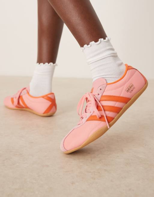 adidas Originals Tokyo sneakers in pink and red