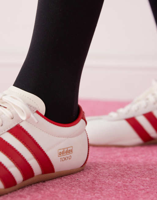 スニーカー adidas Tokyo White Red adidas Originals Tokyo sneakers in white and red | ASOS
