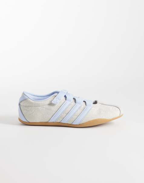 adidas Originals - Tokyo - Sneakers stile Mary Jane bianco sporco e blu - view 1