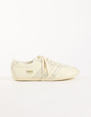 adidas Originals Tokyo trainers in cream and white