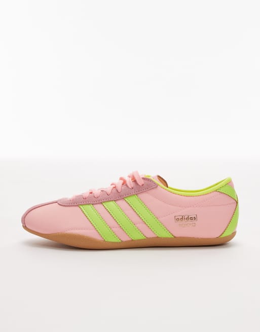 adidas Originals Tokyo trainers in pink and yellow