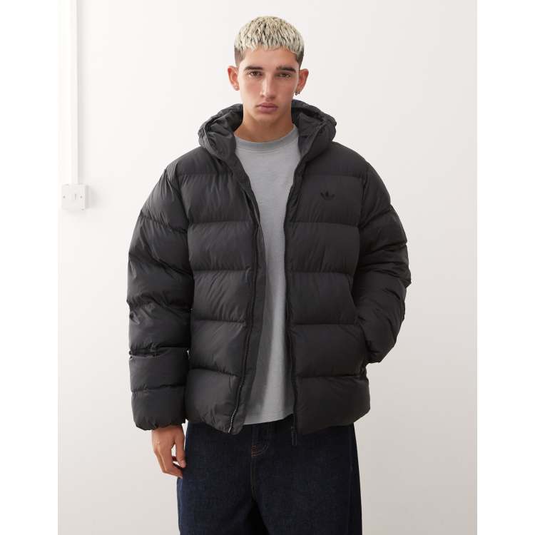 ダウンジャケット・コート adidas Tonal hooded puffer jacket navy adidas Kurtka Tonal Hooded Puffer - Niebieski | adidas Poland
