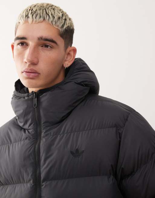 ダウンジャケット・コート adidas Tonal hooded puffer jacket navy adidas Kurtka Tonal Hooded Puffer - Niebieski | adidas Poland