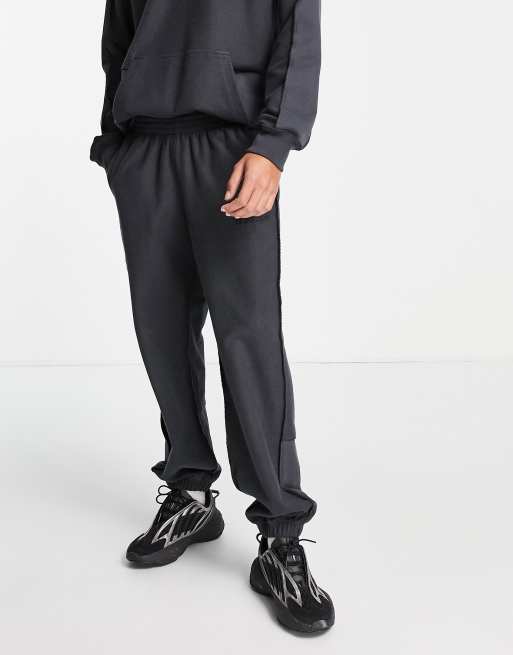 adidas Originals - Tonal Textures - Pantalon de jogging en tissu éponge - Noir