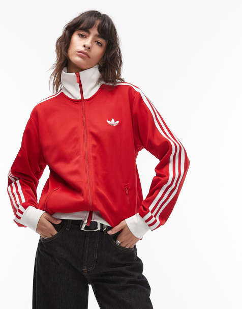 adidas Originals - Top classico sportivo rosso - view 1