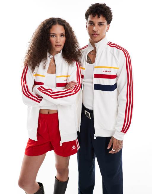 adidas Originals Top sportivo unisex bianco ASOS